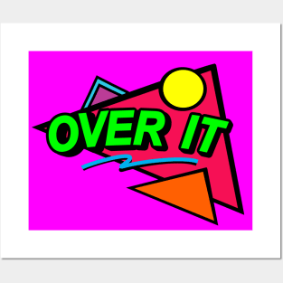 Over It Posters and Art